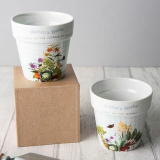 Set RHS personalizat de două jardiniere din ceramică