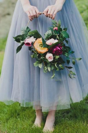 חישוק פרחים לחתונה