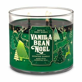 Vanilková fazole Noel 3-knotová svíčka