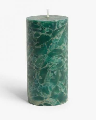 Smaragdna marmorna sveča, 590 g