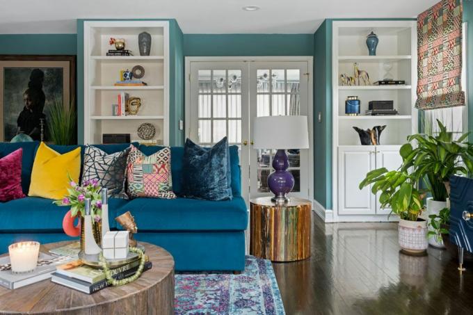 oturma odası, oda, mavi, iç dizayn, turkuaz, yeşil, mobilya, mülk, ev, ev,