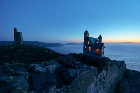 Fotografija pravljičnih hiš Isle of Man