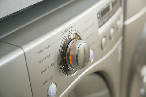 Wählscheibeneinstellungen der Waschmaschine