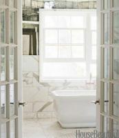 Дизайн ванной комнаты в стиле ар-деко