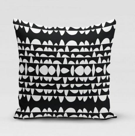 rochelle porter dizajn jastučnice s crno -bijelim uzorkom