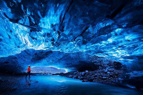 Cavernas de gelo Mendenhall no Alasca