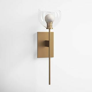 Ailey Brass Armed Sconce