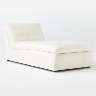 Pagriezieties Ivory Chaise Lounge