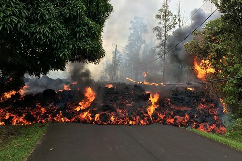 Kilauea laava hävitamine