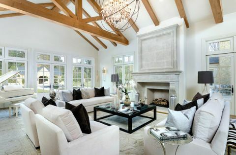 Istaba, interjera dizains, koks, dzīvojamā istaba, zaļa, grīda, mēbeles, mājas, siena, balta, 