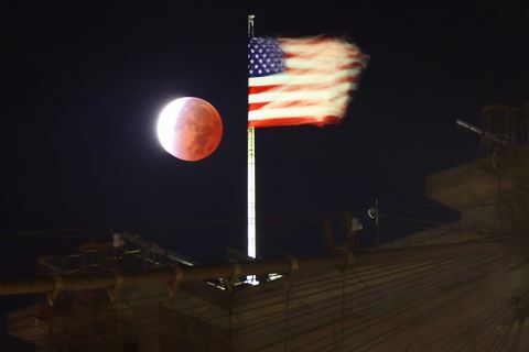 лунно затъмнение на бобър луна 2021 г