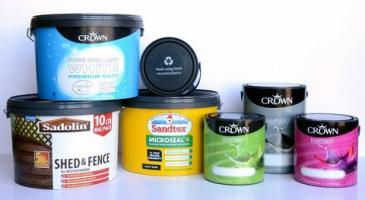 Crown Paints випускає повністю перероблені контейнери для фарб-екологічно чисті фарби