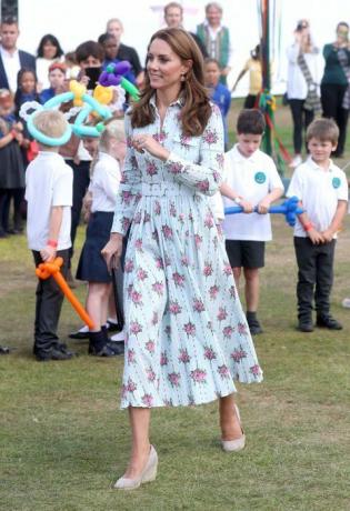 La duquesa de Cambridge asiste al festival " Back to Nature"