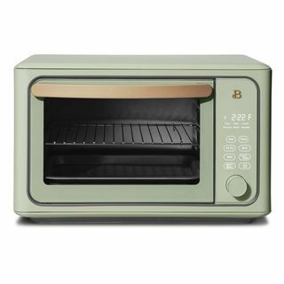 Lindo forno torradeira com tela touchscreen de 6 fatias, Sage Green de Drew Barrymore