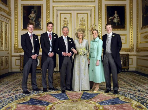 il matrimonio reale di Sua Altezza Reale il Principe Carlo e della signora Camilla Parker Bowles
