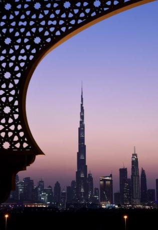 Gesamtansicht des Burj Khalifa