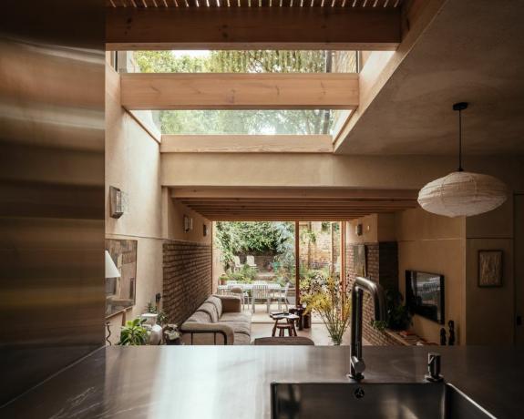 nimtim építészek által tervezett modern étkező nappali