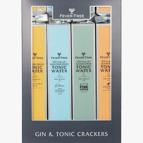 Fever-Tree Gin and Tonic Pairing Crackers, Box of 4, 5cl & 150ml