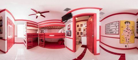 Червено, розово, интериорен дизайн, стая, таван, архитектура, сграда, дизайн, материална собственост, фотография, 