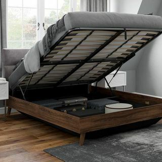 Osmańska rama łóżka z aksamitnym wykończeniem Florence