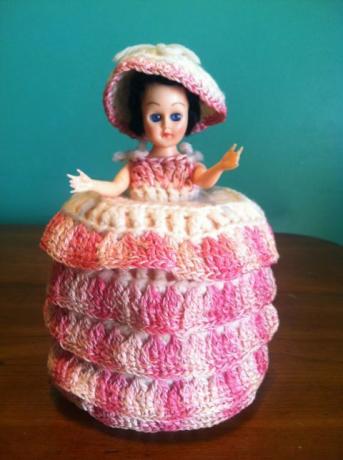 人形、かぎ針編み、ピンク、おもちゃ、編み物、アート、ウール、ヘッドギア、ドレス、クラフト、 