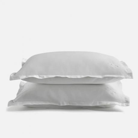 Бяла калъфка за възглавница от 100% египетски памук (комплект от две)