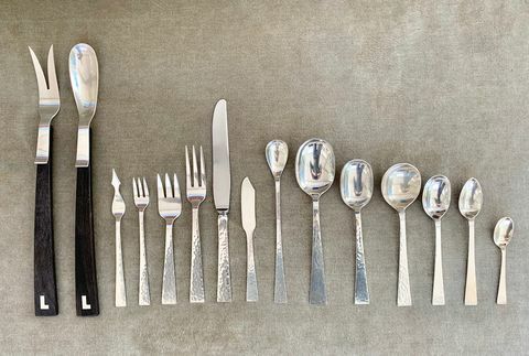 Příbory, vidlička, nádobí, domácí stříbro, stolní nůž, nářadí, fotografování zátiší, kuchyňské nádobí, lžíce, 