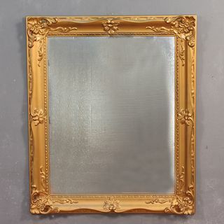 Espejo dorado grande Hollywood Regency