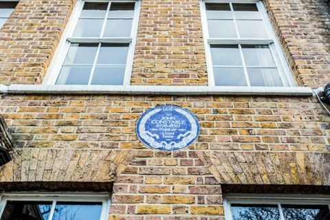 40 Well Walk - Hampstead - John Constable - plaquette - Savills