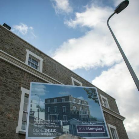 De huizenprijzen in Clevedon stegen in 2017 met £ 30 per dag