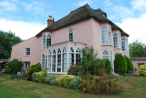 Brookdale - Devon - ροζ εξοχικό σπίτι - εξωτερικό - δύναμη και γιοι