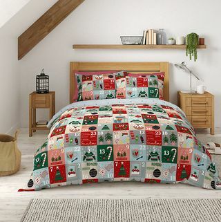 Комплект постельного белья с рождественским календарем из хлопка