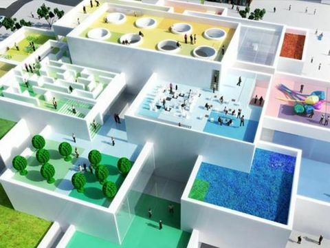 Πράσινο, αστικός σχεδιασμός, Aqua, μοντέλο κλίμακας, σχέδιο, 