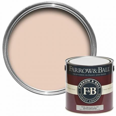 Pintura de emulsión Farrow & Ball Estate rosa tierra 