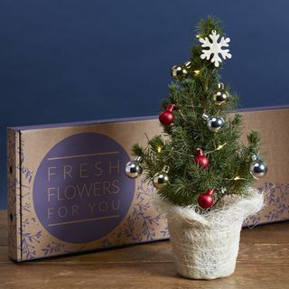 A árvore de Natal da caixa de correio