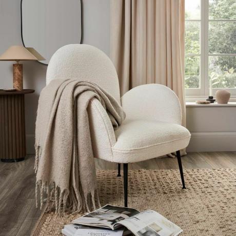 Mohair Style Sofa Kast 1,5m x 2m - Naturlig
