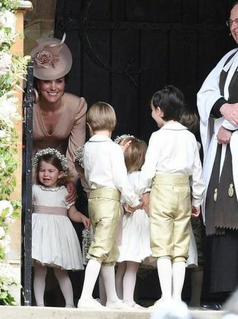 Princesa Charlotte en la boda de Pippa