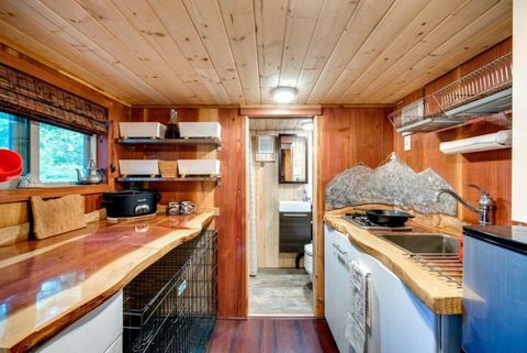 Oregon apró ház konyhája