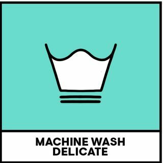 símbolo de lavado de ropa delicada
