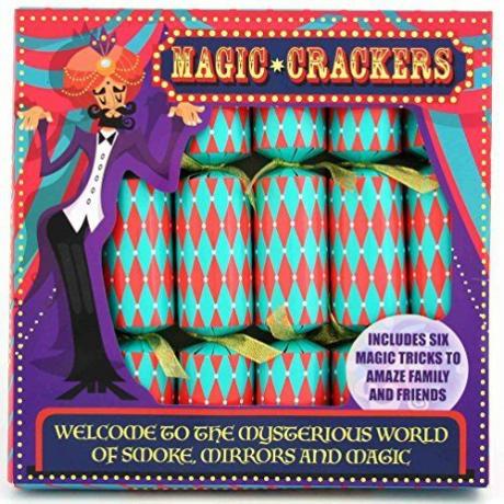Kuckoo Crackers - 6 x 12-инчови коледни бисквити с магическа игра