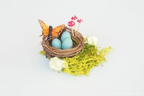Ptačí hnízdo, Hnízdo, Velikonoce, Tyrkysová, Ptačí hračka, Velikonoční vajíčko, Ptačí nabídka, 