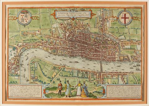 Lote 206 - mapa de Londres - Sotheby's
