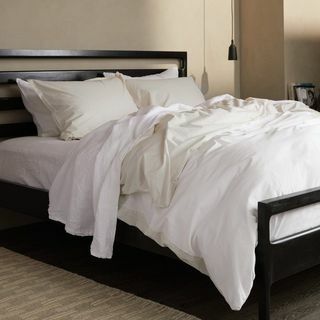 Bettbezug aus gebürsteter Baumwolle