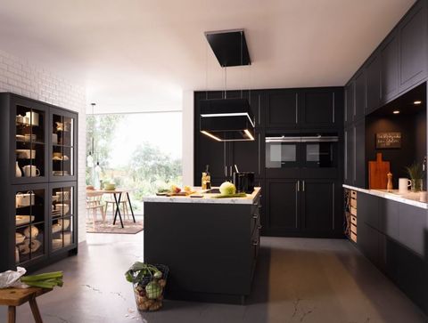 Cozinha Schüller - móveis pretos