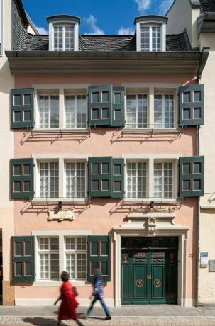 Beethoven -huset, der ligger i Bonn, Tyskland
