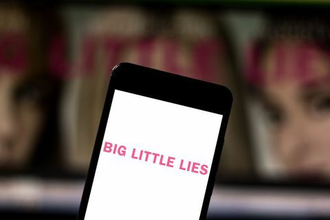 În această ilustrație foto se vede logo-ul Big Little Lies