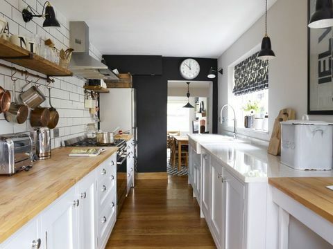 Renovasi dapur dapur bergaya pengocok pondok Victoria