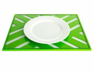 zielony podkładka pod talerz