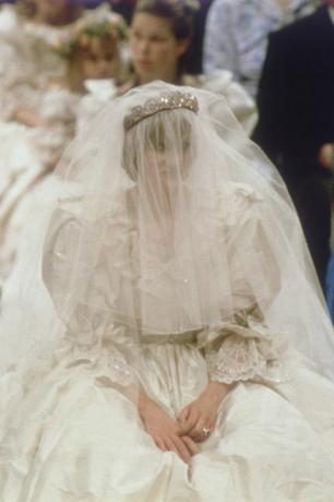 vestido de novia princesa diana
