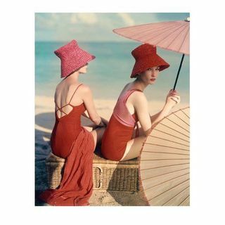 Vogue - januari 1959 - Onder parasols
